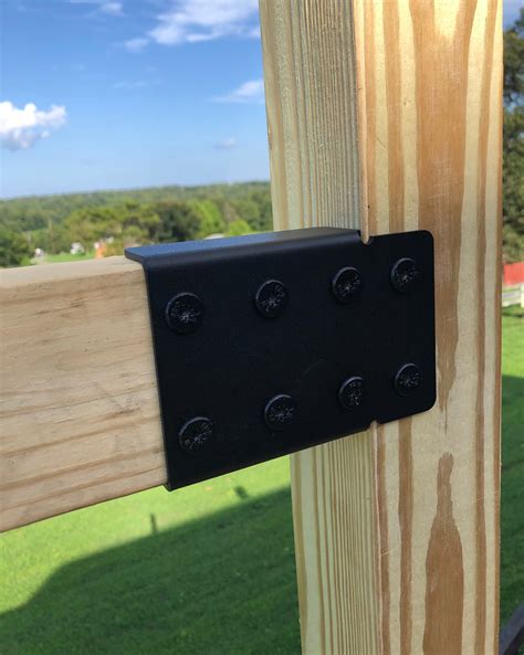 bracket for 2x4 across gate